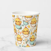 Kawaii Easter Chick Cute Paper Cups 紙コップ (裏面)