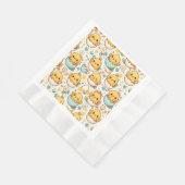 Kawaii Easter Chick Napkins – Cute Baby Chick  縁ありランチョンナプキン (角)