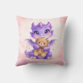 Kawaii Fantasy Animal Nursery Decor クッション (裏面)