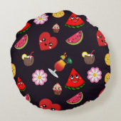  Kawaii food  ラウンドクッション (裏面)