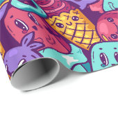 Kawaii Food Wrapping Paper ラッピングペーパー (ロールコーナー)