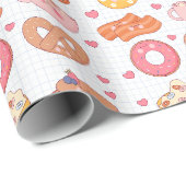 Kawaii Food Wrapping Paper ラッピングペーパー (ロールコーナー)
