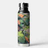 Kawaii Frog Girl Bottle Anime Nature Design Gift ウォーターボトル (右面)