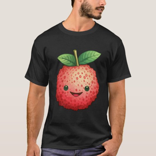 Kawaii Fruits Kawaii Lychee Tシャツ (正面)