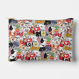 kawaii funny pet design - cute animal lover  アクセサリーポーチ