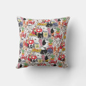 kawaii funny pet design - cute animal lover  クッション (裏面)