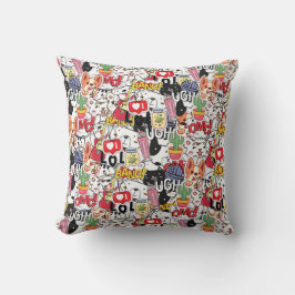 kawaii funny pet design - cute animal lover  クッション