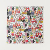 kawaii funny pet design - cute animal lover  タペストリー (正面)