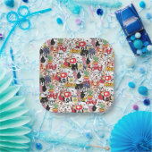 kawaii funny pet design - cute animal lover  ペーパープレート (パーティー)