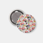 kawaii funny pet design - cute animal lover  マグネット (正面/裏面)