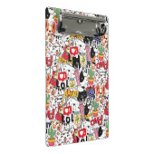 kawaii funny pet design - cute animal lover  ミニクリップボード (アングル)