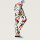 kawaii funny pet design - cute animal lover  レギンス (右)