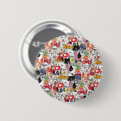 kawaii funny pet design - cute animal lover  缶バッジ (正面&裏面)