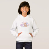 Kawaii Gamer Cat Hoodie – Headphones & Controller  (正面フル)