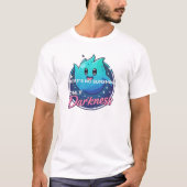 Kawaii Ghost No Sunshine Only Darkness Aesthetic Tシャツ (正面)