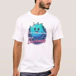 Kawaii Ghost No Sunshine Only Darkness Aesthetic Tシャツ