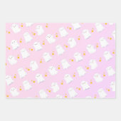 Kawaii ghost wrapping paper ラッピングペーパーシート (正面)