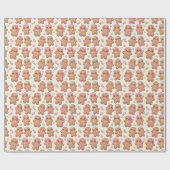 Kawaii Gingerbread Crew2 ラッピングペーパー (フラット)