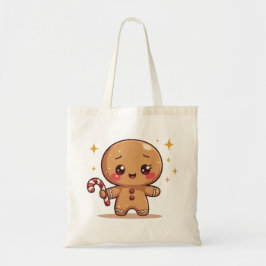 Kawaii Gingerbread Man Cute Christmas Tote Bag トートバッグ