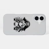 Kawaii Girl iPhone 16 Cover – Sweet and Stylish iPhone 16ケース (裏面横)