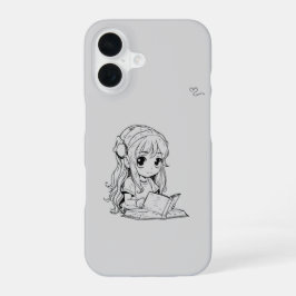 Kawaii Girl iPhone 16 Protective Case – Cute Anime iPhone 16ケース