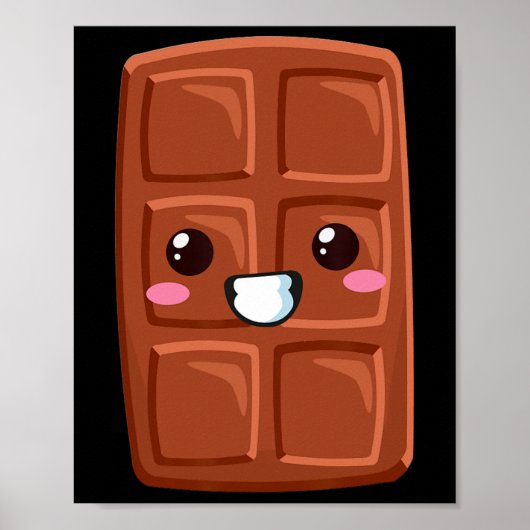 Kawaii Halloween Group Costume Party S'mores Choco ポスター (正面)