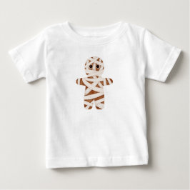 Kawaii Halloween Mummy Decoration ベビーTシャツ