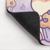Kawaii Hamster Muffin Mouse Pad マウスパッド (コーナー)