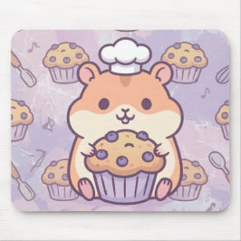 Kawaii Hamster Muffin Mouse Pad マウスパッド