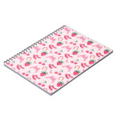 Kawaii Hand-drawn Girly Things Seamless Pattern ノートブック (左側)