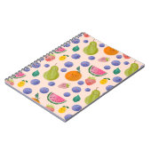 Kawaii Hand-drawn Happy Fruits ノートブック (左側)