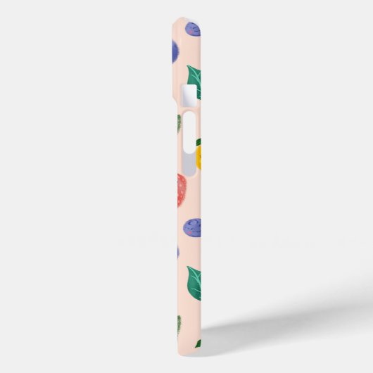 Kawaii Hand-drawn Happy Fruits Case-Mate iPhoneケース (裏面 / 左)