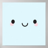 Kawaii Happy Face ポスター (正面)