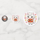 Kawaii Horse Chinese New Year  コンフェッティ (裏面)