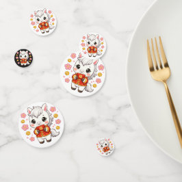 Kawaii Horse Chinese New Year  コンフェッティ
