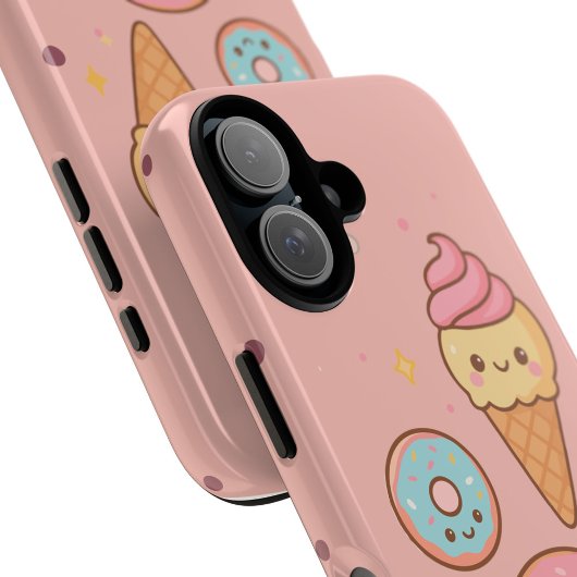 Kawaii Ice Cream & Donut Phone case |  iPhoneケース