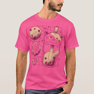 Kawaii Japanese Boba Tea Guinea Pig Donut Cookie G Tシャツ