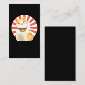 Kawaii Japanese Cat Anime Otaku 名刺 (正面/裏面)