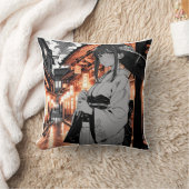 KAWAII Japanese Girl cushion クッション (ブランケット)