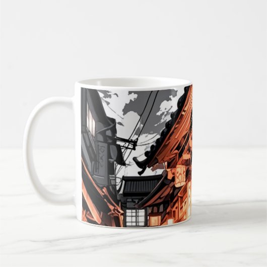 KAWAII Japanese Girl mug マグカップ (左)