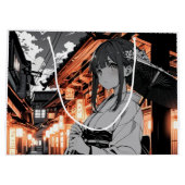 KAWAII Japanese Girl Paper bag ラージペーパーバッグ (裏面)