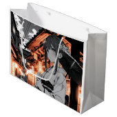 KAWAII Japanese Girl Paper bag ラージペーパーバッグ (正面アングル)