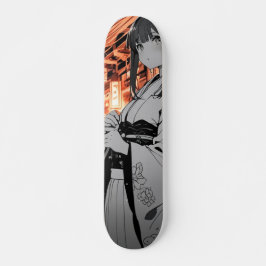 KAWAII Japanese Girl Skateboarding スケートボード