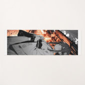 KAWAII Japanese Girl yoga mat ヨガマット (正面(横))