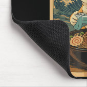 Kawaii Japanese Ramen Dog Retro Gaming Shirts For  マウスパッド (コーナー)