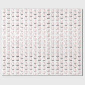  "Kawaii Japanese School Bag – Katakana Randoseru" ラッピングペーパー (フラット)