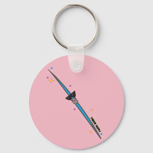 Kawaii Javelin Thrower Keychain Gift キーホルダー (正面)