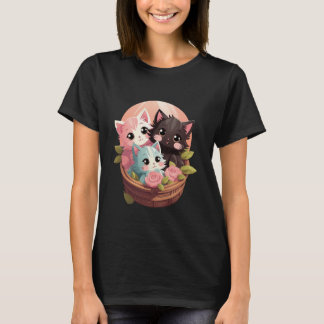 Kawaii Kittens Bundle – Adorable Fluffy Cats Women Tシャツ