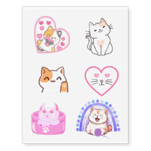Kawaii Kitty Body Art Set