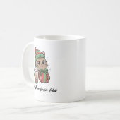 Kawaii Kitty Holiday Gift for Cat Lovers コーヒーマグカップ (正面左)
